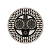 Set De Table Rond Masque Africain Doupa En Vinyle - O 38 Cm
