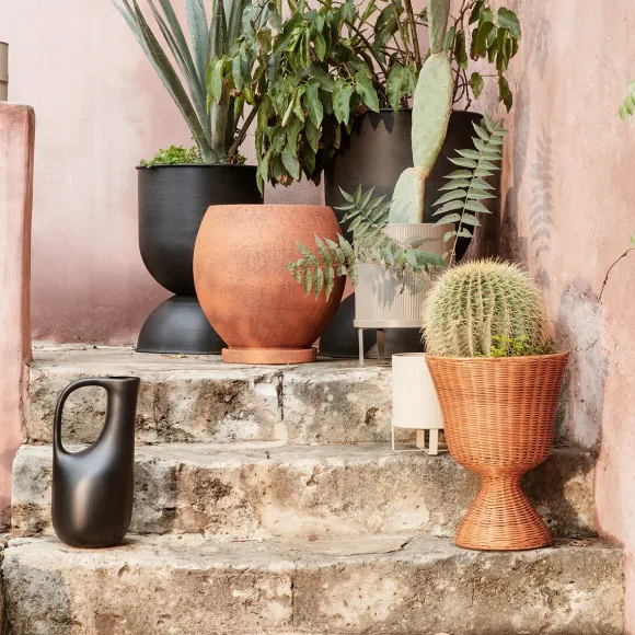 Support Plante Agnes Naturel - O 33 X H 45 Cm