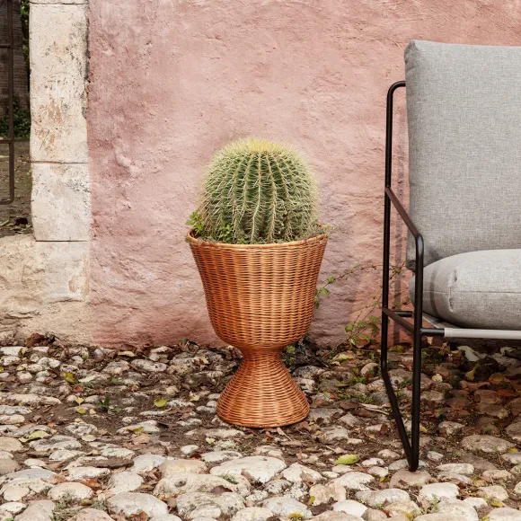 Support Plante Agnes Naturel - O 33 X H 45 Cm