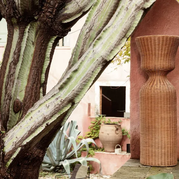 Support Plante Agnes Naturel - O 36,8 X H 90Cm