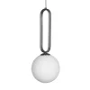 Suspension Cime Argent Globe 20 Cm
