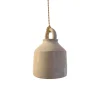 Suspension Cloche Nori En Ceramique - Blanc Emaille