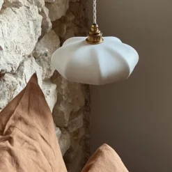 Suspension Maria En Porcelaine Biscuit - O 24 Cm