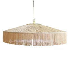 Suspension Parasol Franges - O 100 Cm - Naturel