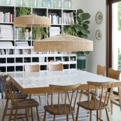 Suspension Parasol Franges - O 30 Cm - Naturel