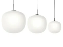 Suspension Rime Fil Noir O 37 Cm