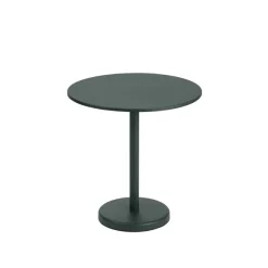 Table A Cafe Linear Steel Dark Green - O 70 X H 73 Cm