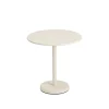 Table A Cafe Linear Steel Off-White - O 70 X H73 Cm