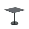 Table A Cafe Linear Steel Black - 70 X 70 X H 73 Cm