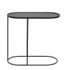 Table A Plateau Oblong En Metal Et Bois - L 69 Cm