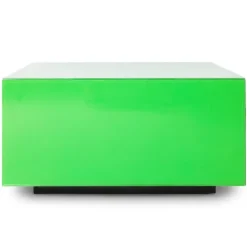 Table Basse Bloc Miroir - 60 X 60 X 32 Cm - Athletic Vert