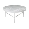 Table Basse En Marbre - Blanc