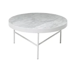 Table Basse En Marbre - Blanc