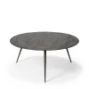 Table Basse Luna - Lava Linear - Whisky - O 80 X H 35 Cm