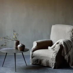 Table Basse Luna - Lava Linear - Whisky - O 65 X H 41 Cm