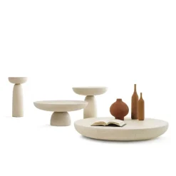 Table Basse Olo - O 70 X H 33 Cm - Anthracite