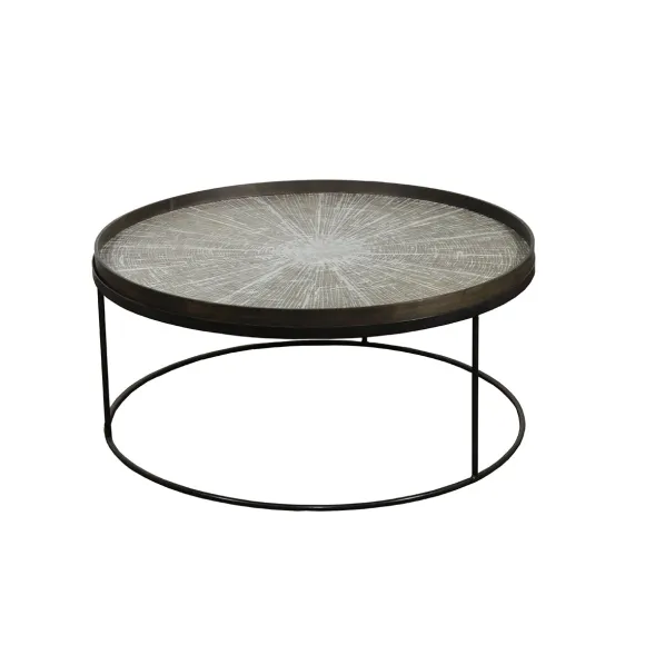 Table Basse Pour Plateau Rond En Metal - O 93 Cm