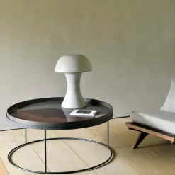 Table Basse Pour Plateau Rond En Metal - O 93 Cm