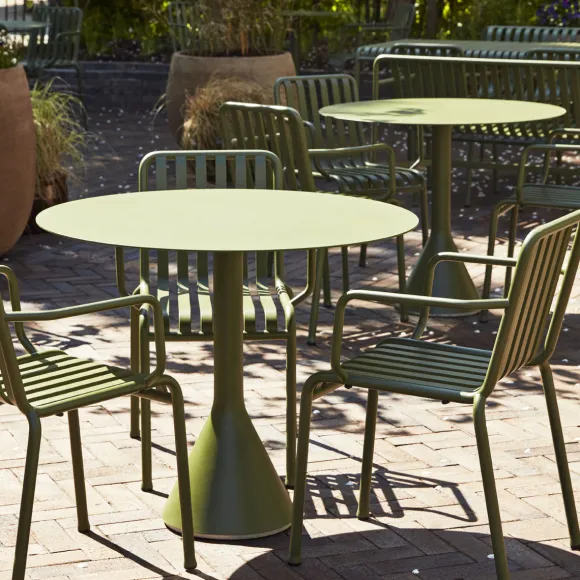 Table Cone Palissade - O 90 X H 74 Cm - Olive