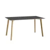 Table Cph Deux 210 Chene Mat Laque - Gris Stone