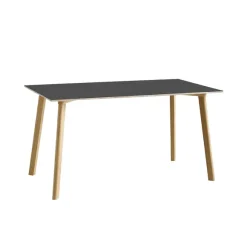Table Cph Deux 210 Chene Mat Laque - Gris Stone