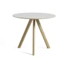 Table Cph20 Ronde Chene Clair Huile & Linoleum - Creme