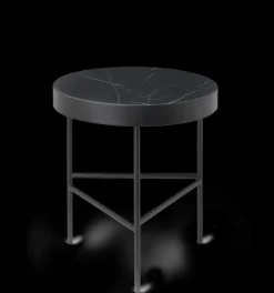 Table D'Appoint Marbre M - Noir Marquina