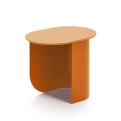 Table D'Appoint Plateau - H 40 X 44 X 32 Cm - Caramel
