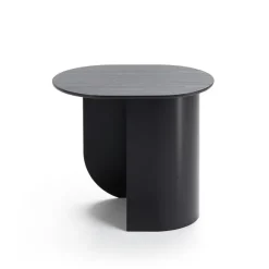 Table D'Appoint Plateau - H 40 X 44 X 32 Cm - Noir