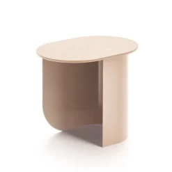 Table D'Appoint Plateau - H 40 X 44 X 32 Cm - Sable