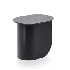Table D'Appoint Plateau - H 40 X 44 X 32 Cm - Noir