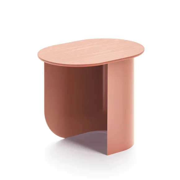 Table D'Appoint Plateau - H 40 X 44 X 32 Cm - Terra