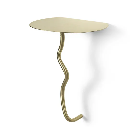 Table Murale Curvature - Laiton