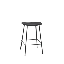 Tabouret De Comptoir Fiber Tube Noir