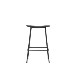 Tabouret De Comptoir Fiber Tube Noir