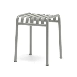 Tabouret Palissade En Acier Poudre - Gris Ciel