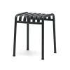Tabouret Palissade En Acier Poudre - Anthracite