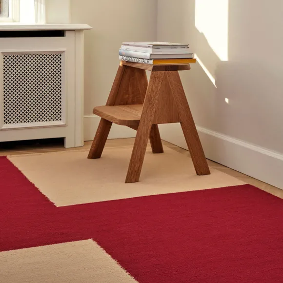 Tapis Ethan Cook Flat Works - 170 X 240 Cm - Rouge Offset