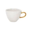 Tasse A Cafe Good Morning En Porcelaine - Gris Blanc