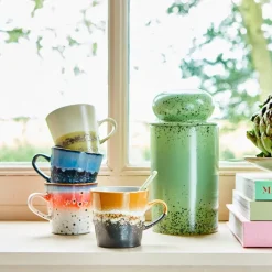 Tasse Americano 70'S Feu En Ceramique