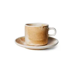 Tasse Et Soucoupe Chef Ceramics Rustique - Creme