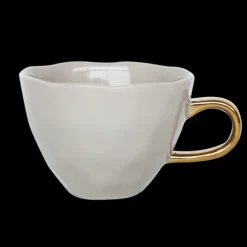 Tasse Expresso Good Morning En Porcelaine - Gris