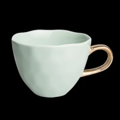 Tasse Expresso Good Morning En Porcelaine - Celadon