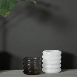 Vase B4 En Verre Souffle - M