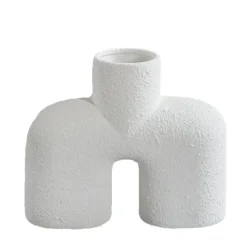 Vase Cobra Uno En Ceramique - Blanc