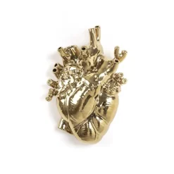 Vase Coeur Love In Bloom Porcelaine - Or