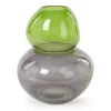 Vase Duo Toni Transparent - Pieridot / Beetle Vert