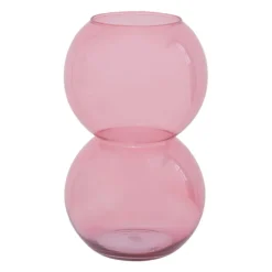 Vase En Verre Recycle Bulb - Apricot