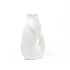 Vase Monsieur Carafon Fish Blanc