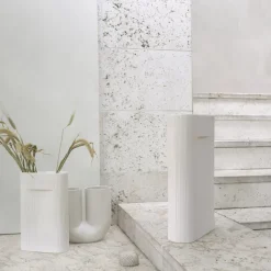 Vase Ridge En Terre Cuite - H 48,5 Cm